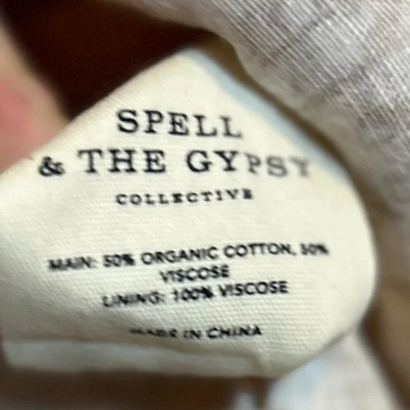 Spell Meadowland Tunic Dress Cream Never Worn - Picture 5 of 15